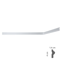 CORNICE DECORATIVA PER SOFFITTO mod. I709 - mm 14 x  40- 125 pezzi  - BOVELACCI