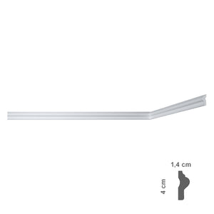CORNICE DECORATIVA PER SOFFITTO mod. I709 - mm 14 x  40- 125 pezzi  - BOVELACCI