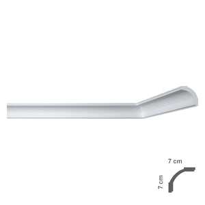 CORNICE DECORATIVA PER SOFFITTO mod. I765 - mm. 70x70- 65 pezzi  - BOVELACCI