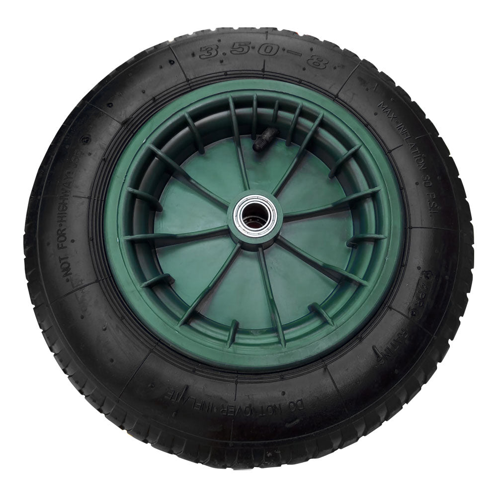 RUOTA PNEUMATICA PER CARRIOLA 'WILBY' mm. 350 x 80  - LIF