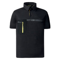POLO 'LIBRA' taglia XL - black carbon  - UPOWER