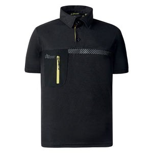 POLO 'LIBRA' taglia XL - black carbon  - UPOWER