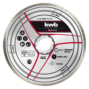 DISCO DIAMANTATO Ø 180 mm - foro 25,4 mm  - EINHELL