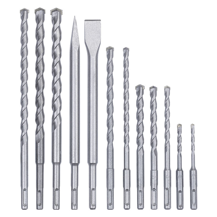 SET PUNTE E SCALPELLI 12 pezzi  - EINHELL