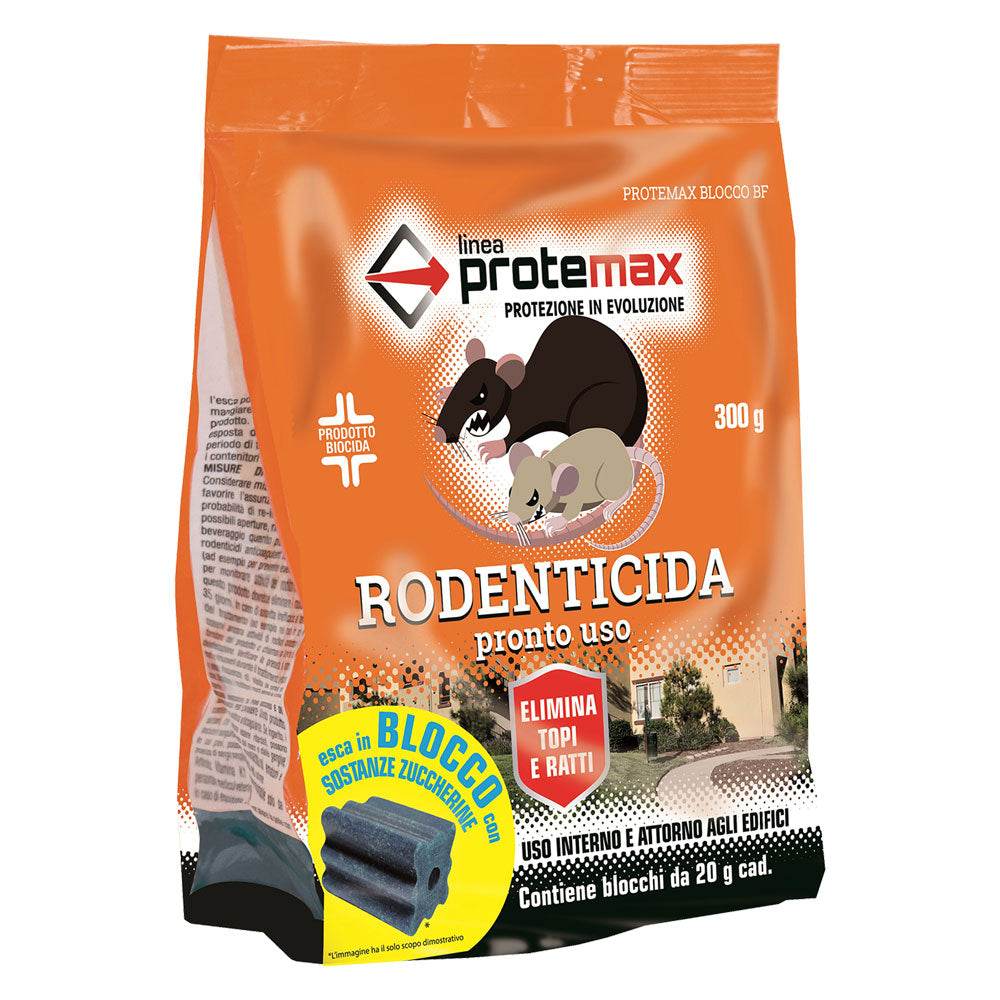 ESCA TOPICIDA IN BLOCCHI PARAFFINATI 'BF' gr. 300  - PROTEMAX