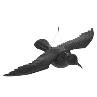 STATUETTA SCACCIA VOLATILI A FORMA ANIMALE Corvo in piedi - cm 35 x 19 x 13