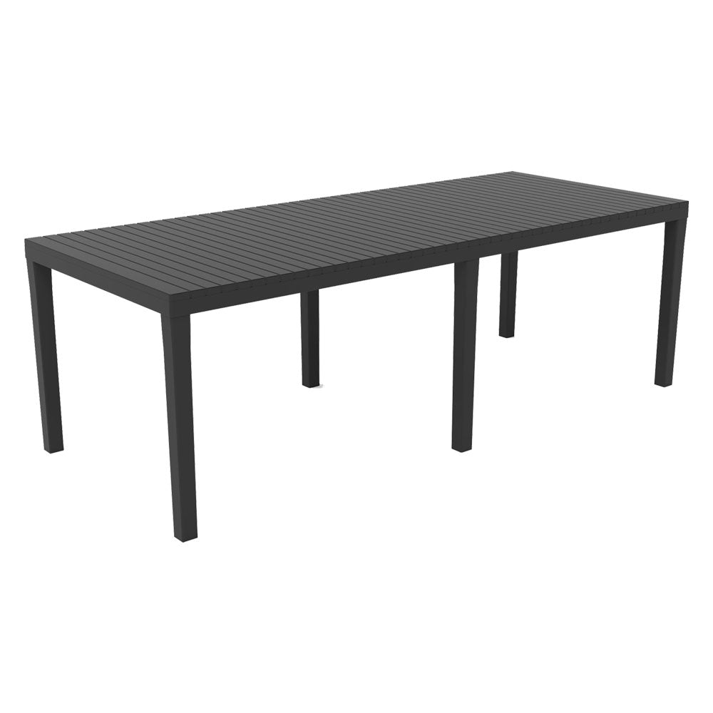 TAVOLO IN POLIPROPILENE ALLUNGABILE 'INDO' antracite  - IPAEPROGARDEN