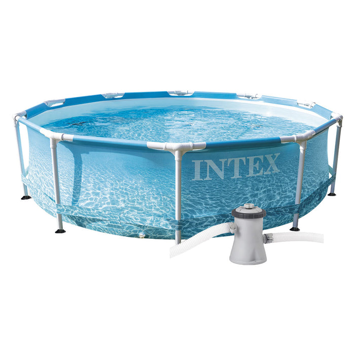 PISCINA CON TELAIO 'LINEA FRAME' cm 305 x 76 - 4485lt pompa 1250 l/h  - INTEX