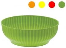 INSALATIERA COSTOLATA Ø 22 cm.2 lt colori assortiti