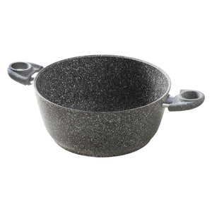 CASSERUOLA 'CUORE DI PIETRA' Ø cm. 24 - 2 manici  - ACCADEMIAMUGNANO