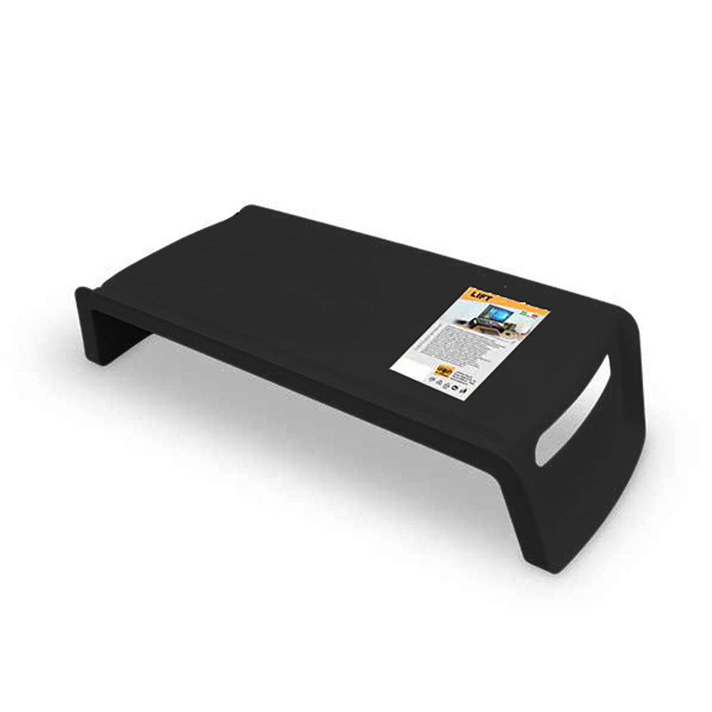 SUPPORTO RIALZO MONITOR PER SCRIVANIA cm. 58,6 x 25,7 x h.12,5  - ARTPLAST