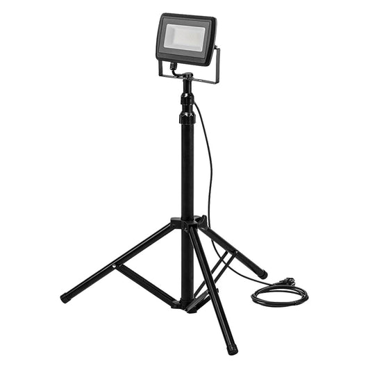 PROIETTORE LED CON TREPPIEDI doppio 2 x 30W - 5400 lumen/6500 K  - NEO