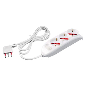 MULTIPRESA CON INTERRUTTORE SERIE 'EMILIA' 4 posti  - ROSI