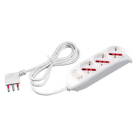 MULTIPRESA CON INTERRUTTORE SERIE 'EMILIA' 6 posti  - ROSI