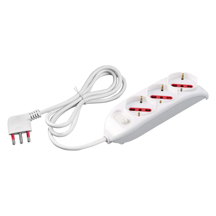 MULTIPRESA CON INTERRUTTORE SERIE 'EMILIA' 6 posti  - ROSI