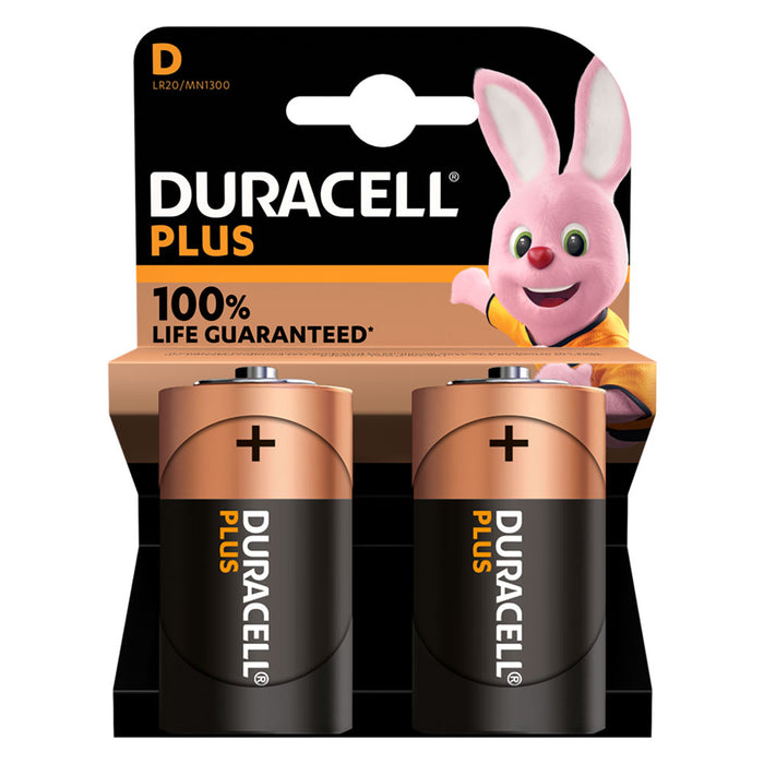 PILA TORCIA 'MN 1300' Pz 2 - 1,5 V - D (Plus)- 10 blister  - DURACELL