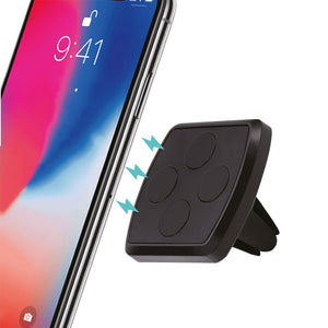 SUPPORTO SMARTPHONE MAGNETICO PER AUTOMOBILE nero- 12 pezzi  - LOSTECH