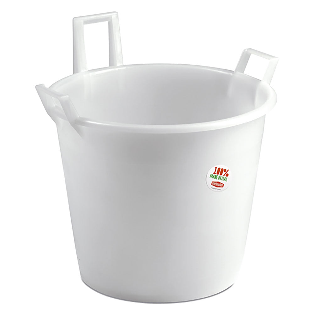 MASTELLO CASALINGO 3 MANICI Ø 60 cm - 80 lt neutro  - STEFANPLAST