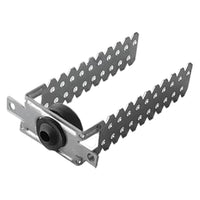 STAFFA ANTIVIBRANTE REGOLABILE distanziatura parete 3 - 12 cm- 100 pezzi  - AKIFIX