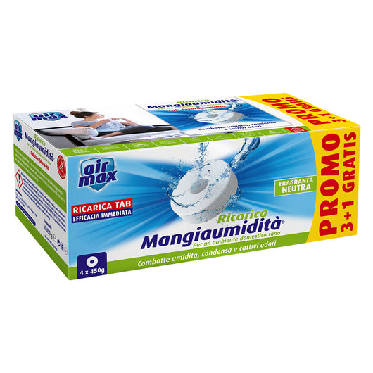 RICARICA ASSORBIUMIDITA' 'AIR MAX' 4 x 450 gr. - lavanda- 6 confezione  - AIRMAX