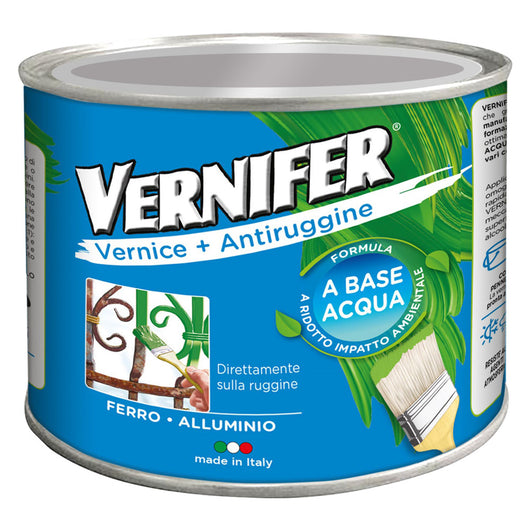 VERNICE ANTIRUGGINE BASE ACQUA 'VERNIFER' Ml. 500 - verde bosco brill.(4606)  - AREXONS