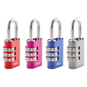 LUCCHETTO CIFRATO PER BAGAGLI COLORATO rosa  - ISEO