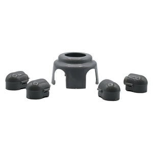 TAPPO TERMINALE PER PIEDE APPOGGIO con supporto centrale colonna  - KASART