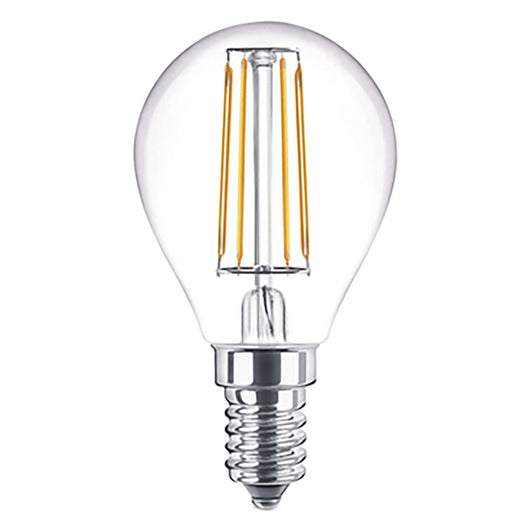LAMPADA LED A FILAMENTO 'SFERA' CALDA 2700K  4W=35W E27 - 470 lm- 10 pezzi  - NOVAITALIA
