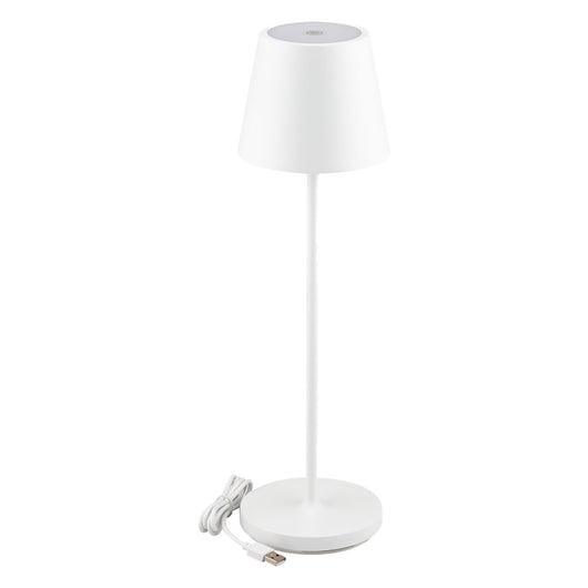 LAMPADA DA TAVOLO TOUCH RICARICABILE 'SLIM' 2 W - corpo colore bianco  - VTAC