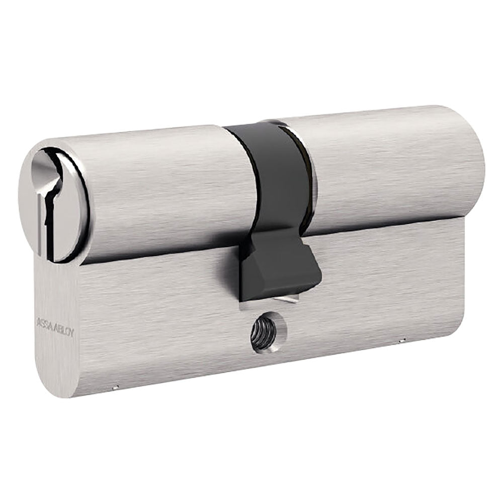 CILINDRO PROFILATO DOPPIO SERIE 'GEMMA' mm 22,5+10+40 = 72,5 (27,5+45) nichelato  - ASSA ABLOY