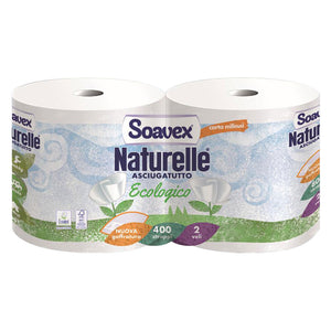 BOBINA CARTA 'SOAVEX NATURELLE' Kg 0,44 a rotolo circa (prezzo singolo rotolo)- 2 rotolo  - PAPERDI