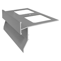 GOCCIOLATOIO PER BALCONI/TERRAZZE 'TOP' plastica - largh. 85 mm / lungh. 2,6 mt colore bianco