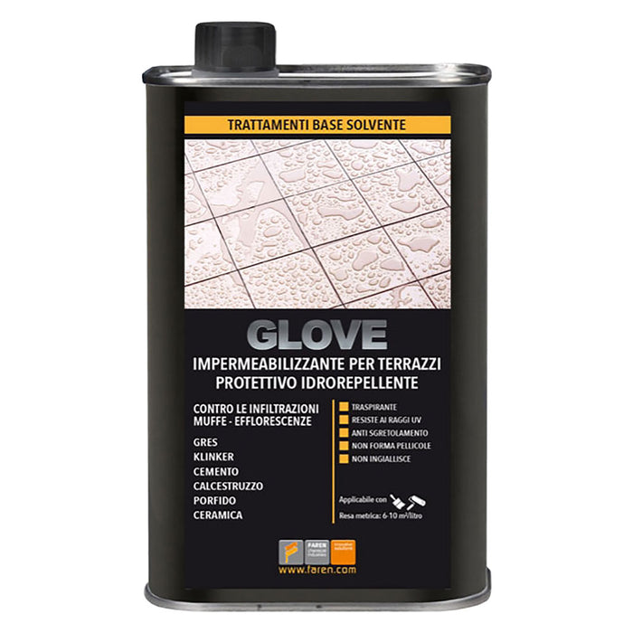 IMPERMEABILIZZANTE PER TERRAZZE 'GLOVE' lt. 1  - FAREN