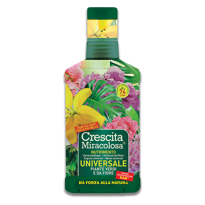 CONCIME LIQUIDO 'UNIVERSALE' ml 375  - CRESCITA MIRACOLOSA