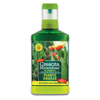 CONCIME LIQUIDO 'PIANTE GRASSE' ml 200  - CRESCITA MIRACOLOSA