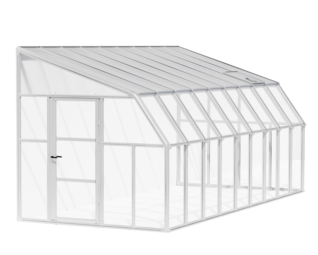 Veranda in Policarbonato Sun Room 2.7X5.7 m Bianco