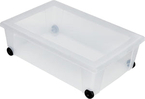 Stefanplast CONTENITORE MULTIUSO ROLLBOX con ruote Lt. 30 - cm. 59x39x18,5 h