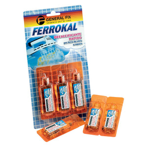 DECALCIFICANTE FERRI DA STIRO 'FERROKAL' 3 flaconi da 20 ml  - GENERAL FIX