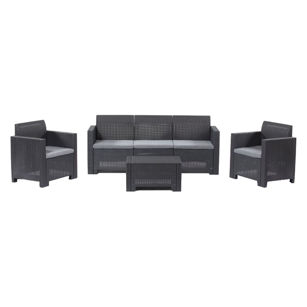 SET DA GIARDINO POLIPROPILENE 'NEBRASKA III' tortora  - BICA