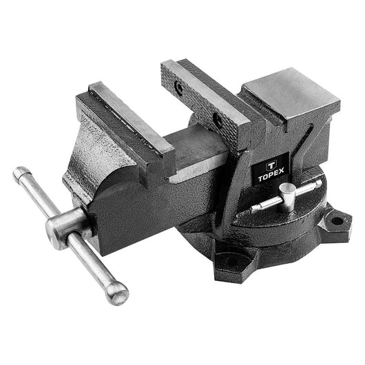 MORSA DA BANCO BASE GIREVOLE larghezza ganasce mm 125  - TOPEX