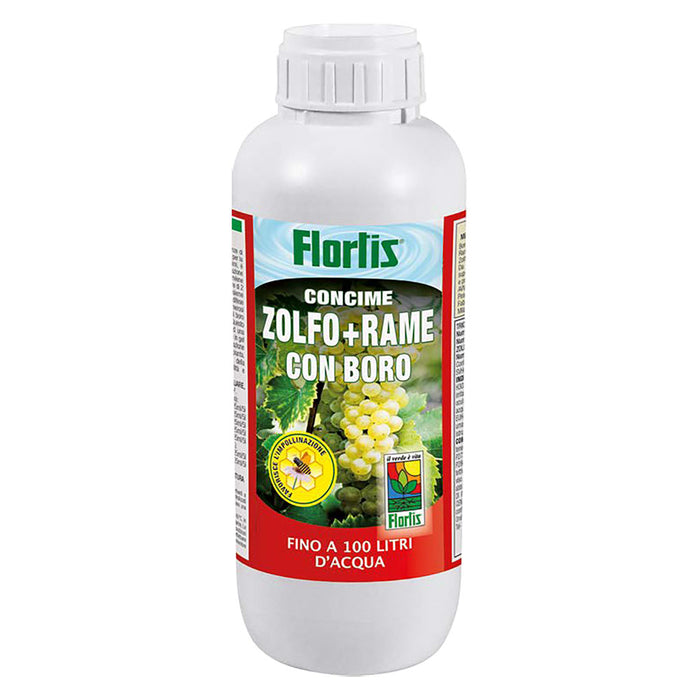 CONCIME LIQUIDO 'ZOLFO + RAME' Gr. 300  - FLORTIS