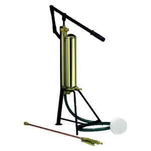 POMPA AUTORIEMPIENTE A LEVA 'LOIRA' con cavalletto ferro verniciato  - BIVI