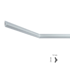 CORNICE DECORATIVA PER SOFFITTO mod. I803 - mm 11 x  24- 300 pezzi  - BOVELACCI