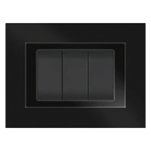 PLACCA COLORE NERO 'ELITE' 3 posti - 5703/AB  - FEB