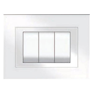 PLACCA COLORE BIANCO 'ELITE' 3 posti - 5703/AW  - FEB