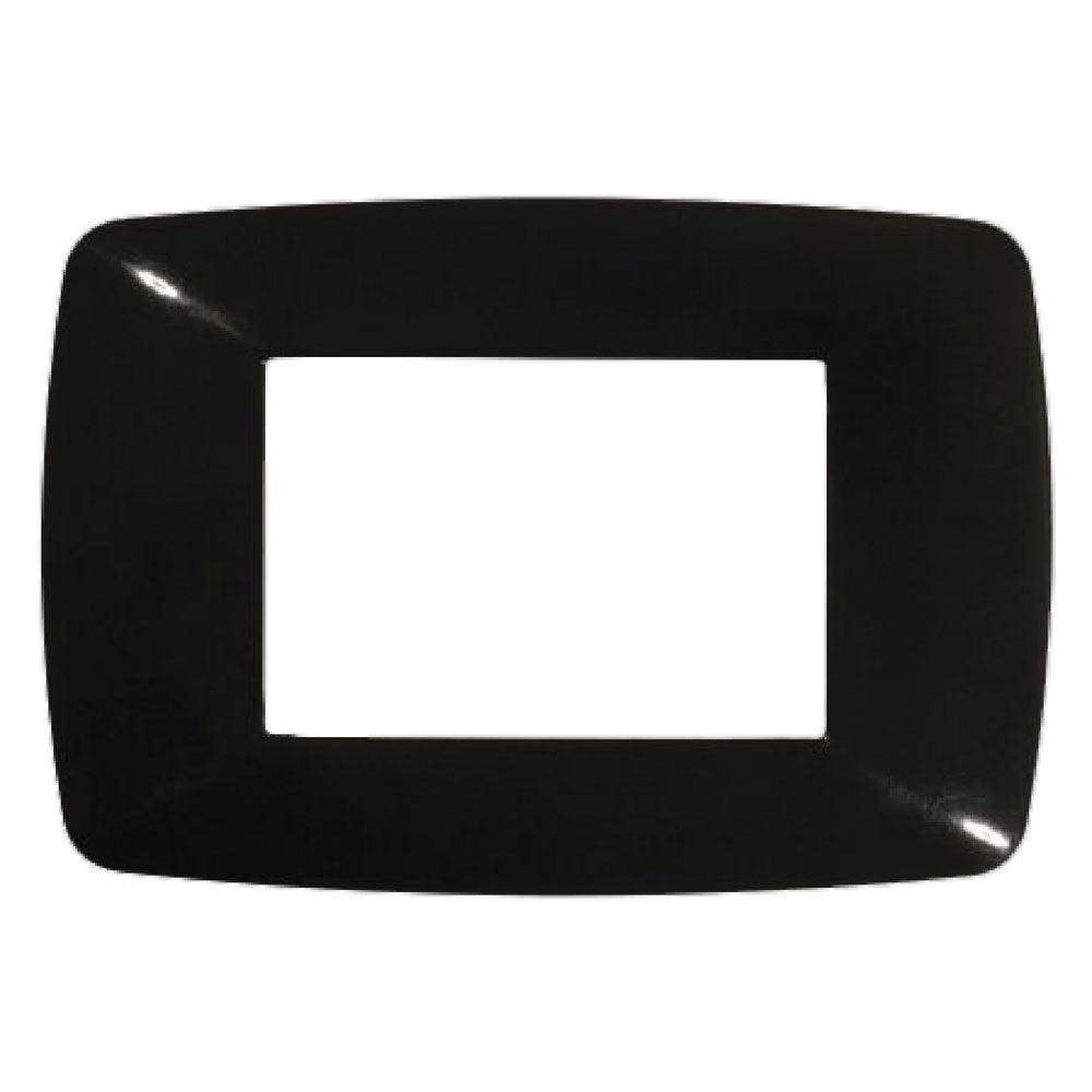 PLACCA COLORE NERO 'BRIO' 3 posti - 3203/N  - FEB