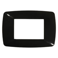 PLACCA COLORE NERO 'BRIO' 3 posti - 3203/N  - FEB