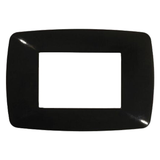 PLACCA COLORE NERO 'BRIO' 3 posti - 3203/N  - FEB
