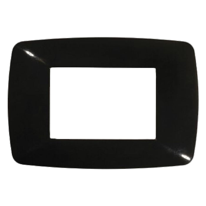 PLACCA COLORE NERO 'BRIO' 3 posti - 3203/N  - FEB
