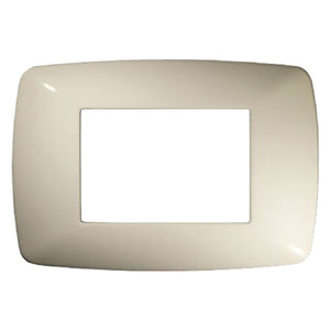 PLACCA COLORE BIANCO 'BRIO' 3 posti - 3203/WH  - FEB